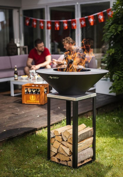 Preview: FEU DU JARDIN Gartenfeuer FYRO 80 Schwarz